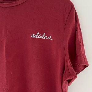 Embroidered Adidas tee